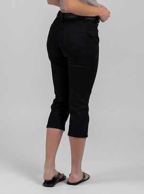 Imagen 2 del producto Jeans Capri Tiro Medio Ornella Negro
