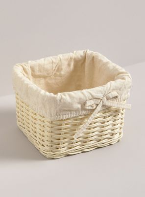 Imagen 2 del producto Canasto Organizador de Baño Blanco S