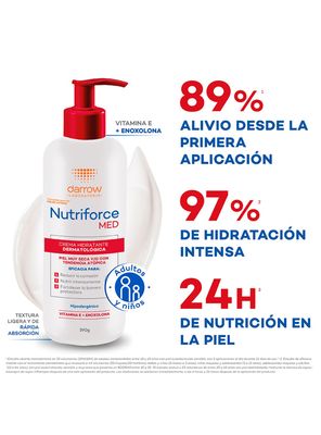 Imagen 2 del producto Nutriforce Med Crema Hidratante Dermatológica Antipicor 390g