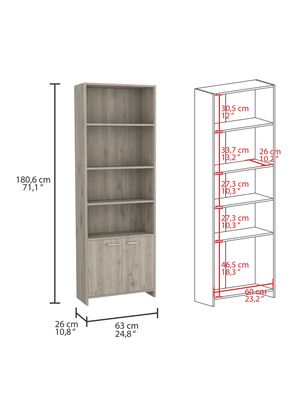 Imagen 2 del producto Biblioteca Lisa Gris