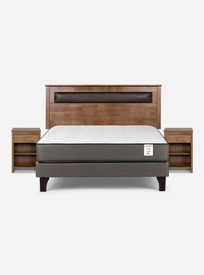 Imagen 2 del producto Cama Europea New Style 2 Plus 2 Plazas + Set Muebles Ferrara