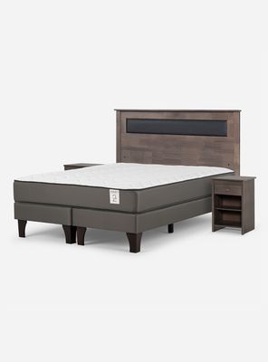 Cama Europea New Style 2 Plus King + Set Ferrara