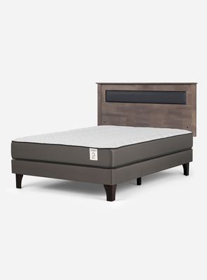 Cama Europea New Style 2 Plus 2 Plazas Respaldo Ferrara
