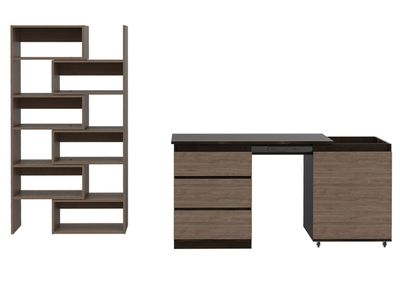 Imagen 1 del producto Escritorio Office 10 + Librero TuHome