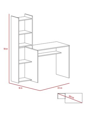 Imagen 2 del producto Escritorio + Biblioteca Napoli TuHome