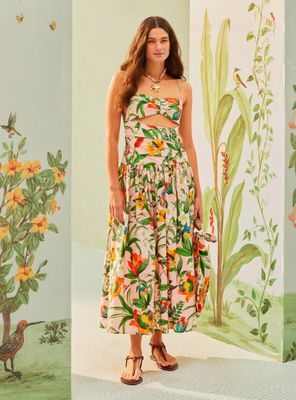 Vestido con Agujero Central