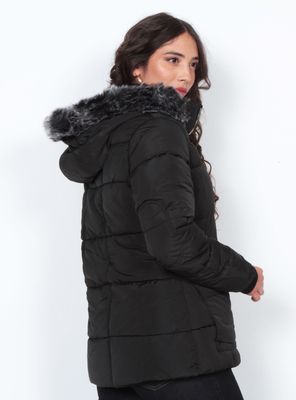 Imagen 2 del producto Parka Manga Larga con Capucha Bolsillos y Tapetas