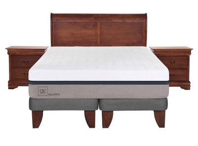 Imagen 2 del producto Set Cama Europea Balance King Base Dividida + Set Muebles Miró