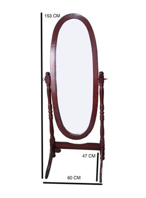 Imagen 2 del producto Espejo Ovalado Café