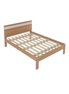 Cama Tradicional 2 Plazas MDP Diseño L.Horizontal