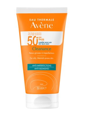 Bloqueador Avene Cleanance Spf 50+ 50 ml
