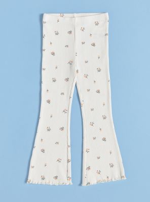 Imagen 2 del producto Calza Rib Acampanada Estampada