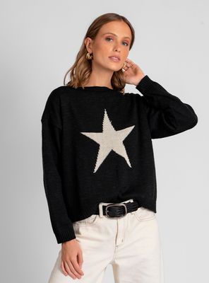 Chaleco Estrella Negro