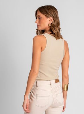 Imagen 2 del producto Polera Maru V Beige