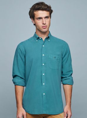 Camisa Casual Manga Larga Liso
