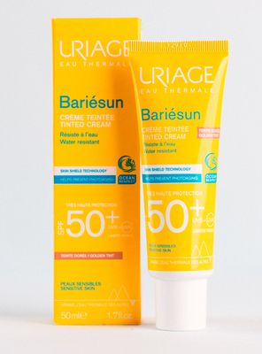 Imagen 2 del producto Protector Solar Bariésun Crema Color Dorado SPF50+ 50ml Uriage