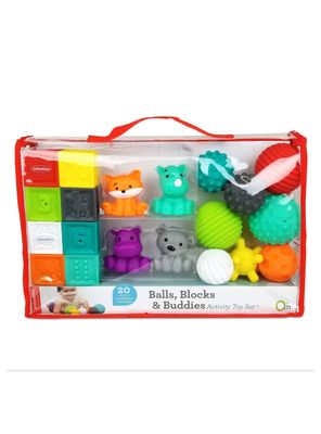 Juguete de Estimulacion Bebe Balls Blocks Buddies Infantino