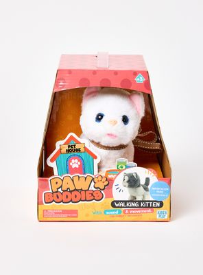 Peluche Gato Mascota Camina y Emite Sonidos