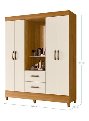 Imagen 2 del producto Clóset Sevilla Capelina 4P 2C