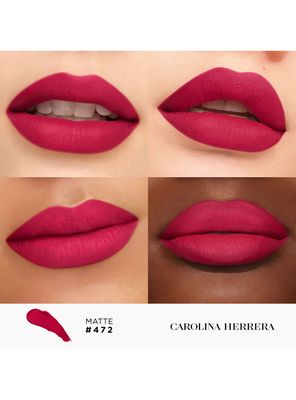 Imagen 2 del producto Fabulous Kiss Lipstick Matte Carolina Herrera 472 Cheering Pink 3.5g