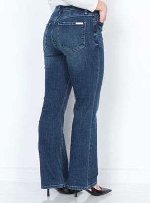 Imagen 2 del producto Jeans Recto Tiro Alto con Botón Regular Fit