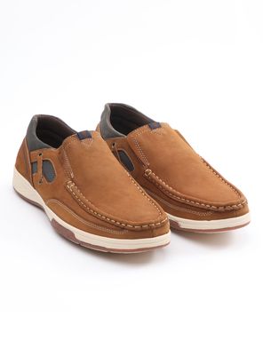 Imagen 2 del producto Mocasín Bicolor  Plantilla Memory Foam Cuero Hombre