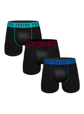 Pack 3 Bóxers Algodón Bicolor