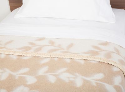 Imagen 2 del producto Frazada 1.5 Plazas Jacquard Beige