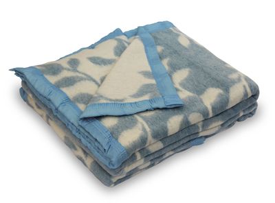 Frazada 2 Plazas Jacquard Azul