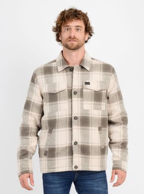 Chaqueta Casual Print Cuadros