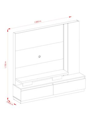 Imagen 2 del producto Home TV 75"" New Apolo Cinamomo Off White