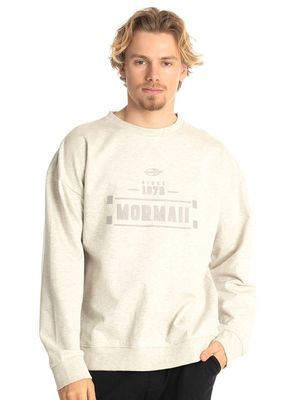 Polerón Crew Neck Melange Estampado
