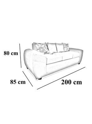 Imagen 2 del producto Sofá Houston Tela-PU 3C