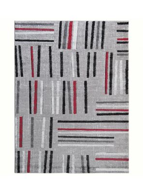 Alfombra Frize Carved Florida D5 Rojo 150 x 200 cm