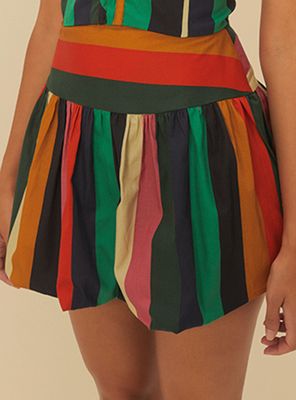 Imagen 1 del producto Falda con Diseño de Rayas