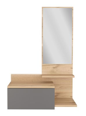 Mueble Recibidor Flotante Viena Duna Plomo