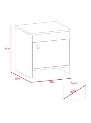 Imagen 2 del producto Velador Colore 1 Puerta Duna
