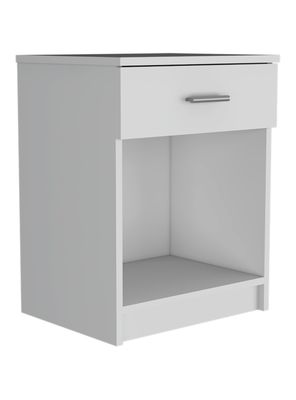 Velador Eco 1 Cajón Blanco