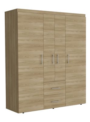 Clóset Bariloche 4 Puertas 2 Cajones Fresno