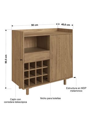 Imagen 2 del producto Bar Camel 1 Cajón 1 Puerta