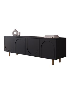 Rack TV 75"" Arcos Negro