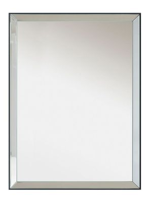 Espejo Attimo Doble Biselado 45 x 60 cm Dorado