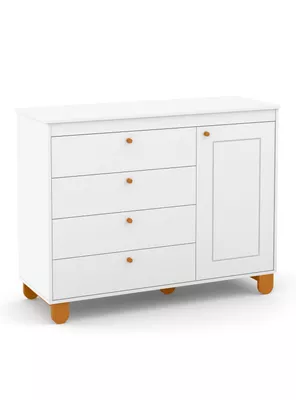 Cómoda Zupi con Puerta Blanca
