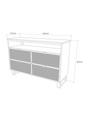 Imagen 2 del producto Cómoda Bistro Rattan