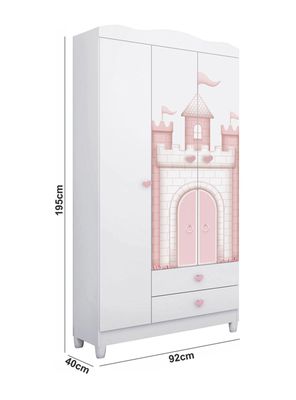 Imagen 2 del producto Closet Sophia 3 Puertas Blanco