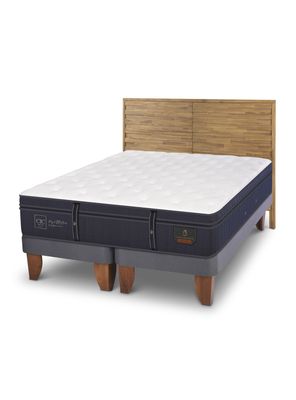 Cama Europea Grand Premium King + Respaldo Rodano