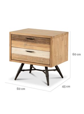 Imagen 2 del producto Velador Neris Loira 2 Cajones