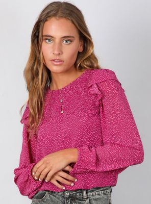 Blusa Panal Chifón