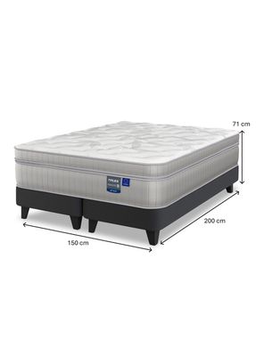 Imagen 2 del producto Cama Europea Paradise 2 Plazas Box Base Dividida