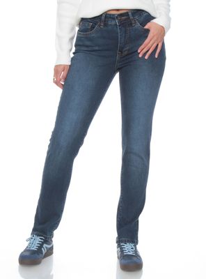 Jeans Pitillo Tiro Alto de Pretina Básica